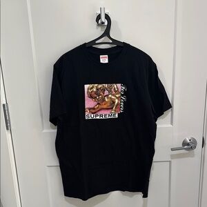Supreme Black Graphic T-Shirt size medium